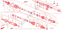 FRONT DRIVESHAFT/HALF SHA FT(2.0L) for Honda ACCORD 2.0 EXECUTIVE 4 Doors 5 speed automatic 2011