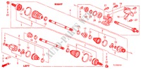 FRONT DRIVESHAFT/HALF SHA FT(2.4L) for Honda ACCORD 2.4 EXECUTIVE 4 Doors 6 speed manual 2011