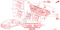 HEATER CONTROL for Honda ACCORD 2.0 S 4 Doors 6 speed manual 2010