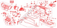 INSTRUMENT PANEL GARNISH( PASSENGER SIDE)(LH) for Honda ACCORD 2.0 EXECUTIVE 4 Doors 5 speed automatic 2011