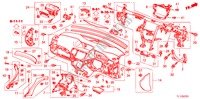 INSTRUMENT PANEL(RH) for Honda ACCORD 2.2 ES 4 Doors 6 speed manual 2011
