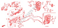 REAR DOOR LOCKS/OUTER HAN DLE for Honda ACCORD 2.2 ES 4 Doors 6 speed manual 2011