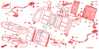 REAR SEAT for Honda ACCORD 2.2 ES 4 Doors 6 speed manual 2011