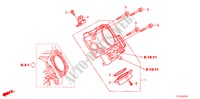 THROTTLE BODY(2.4L) for Honda ACCORD 2.4 TYPE S 4 Doors 6 speed manual 2011