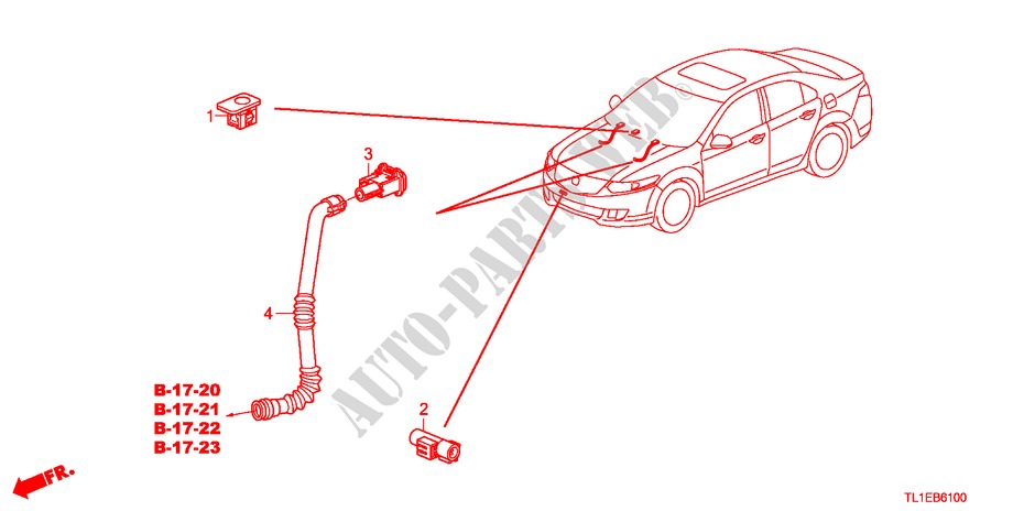 AIR CONDITIONER/HEATER(SE NSOR) for Honda ACCORD 2.0 COMFOT 4 Doors 6 speed manual 2011