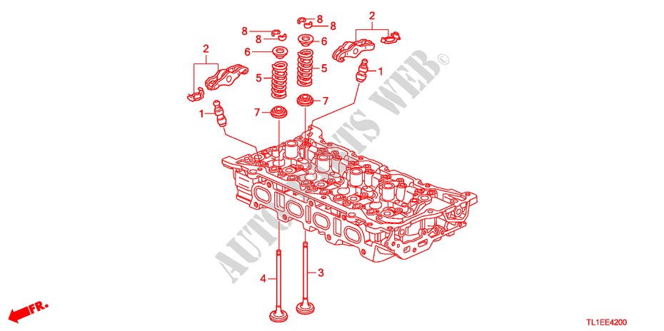 VALVE/ROCKER ARM(DIESEL) for Honda ACCORD 2.2 S 4 Doors 5 speed automatic 2011