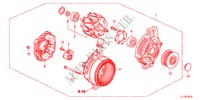 ALTERNATOR(DENSO)(DIESEL) for Honda ACCORD 2.2 S 4 Doors 6 speed manual 2012
