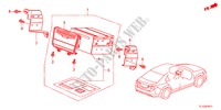 AUDIO UNIT(NAVIGATION) for Honda ACCORD 2.4 EXECUTIVE 4 Doors 5 speed automatic 2012