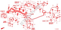 BRAKE LINES(VSA)(DIESEL)( LH) for Honda ACCORD 2.2 ELEGANCE 4 Doors 5 speed automatic 2012
