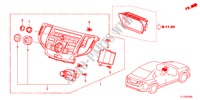 CENTER MODULE(NAVIGATION) for Honda ACCORD 2.4 EXECUTIVE 4 Doors 6 speed manual 2012