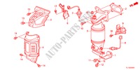 CONVERTER(2.4L) for Honda ACCORD 2.4 S 4 Doors 6 speed manual 2012