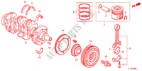 CRANKSHAFT/PISTON(DIESEL) for Honda ACCORD 2.2 ELEGANCE 4 Doors 6 speed manual 2012