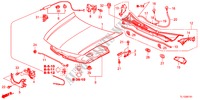 ENGINE HOOD(RH) for Honda ACCORD 2.2 EX 4 Doors 6 speed manual 2012