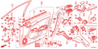 FRONT DOOR LINING(RH) for Honda ACCORD 2.2 ES-GT 4 Doors 6 speed manual 2012