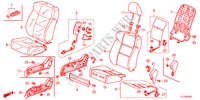 FRONT SEAT(R.)(LH) for Honda ACCORD 2.2 ELEGANCE 4 Doors 6 speed manual 2012
