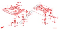 FRONT SUB FRAME/REAR BEAM (DIESEL) for Honda ACCORD 2.2 ELEGANCE 4 Doors 6 speed manual 2012