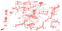 FUEL TANK(DIESEL) for Honda ACCORD 2.2 EXECUTIVE-H 4 Doors 6 speed manual 2012
