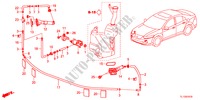 HEADLIGHT WASHER for Honda ACCORD 2.4 TYPE S 4 Doors 5 speed automatic 2012