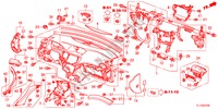 INSTRUMENT PANEL(LH) for Honda ACCORD 2.2 EXECUTIVE 4 Doors 6 speed manual 2012