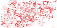 INSTRUMENT PANEL(RH) for Honda ACCORD 2.2 ES-GT 4 Doors 6 speed manual 2012