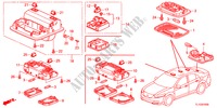 INTERIOR LIGHT(1) for Honda ACCORD 2.4 TYPE S 4 Doors 6 speed manual 2012