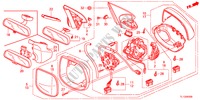 MIRROR for Honda ACCORD 2.4 TYPE S 4 Doors 6 speed manual 2012
