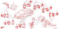 PARKING SENSOR for Honda ACCORD 2.4 TYPE S 4 Doors 5 speed automatic 2012