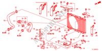 RADIATOR HOSE/RESERVE TAN K(DIESEL) for Honda ACCORD 2.2 ES-GT 4 Doors 5 speed automatic 2012