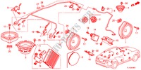 RADIO ANTENNA/SPEAKER(RH) for Honda ACCORD 2.2 EX 4 Doors 6 speed manual 2012