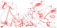 SEATBELTS for Honda ACCORD 2.4 TYPE S 4 Doors 6 speed manual 2012