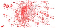 TORQUE CONVERTER CASE(DIE SEL) for Honda ACCORD 2.2 EX 4 Doors 5 speed automatic 2012
