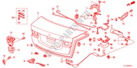TRUNK LID for Honda ACCORD 2.2 EXECUTIVE-H 4 Doors 6 speed manual 2012