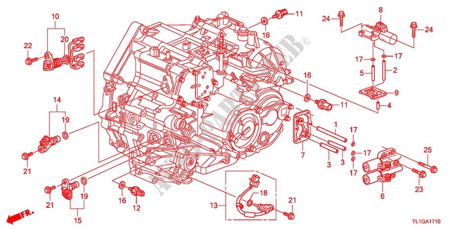 SENSOR/SOLENOID(DIESEL) for Honda ACCORD 2.2 ES-GT 4 Doors 5 speed automatic 2012