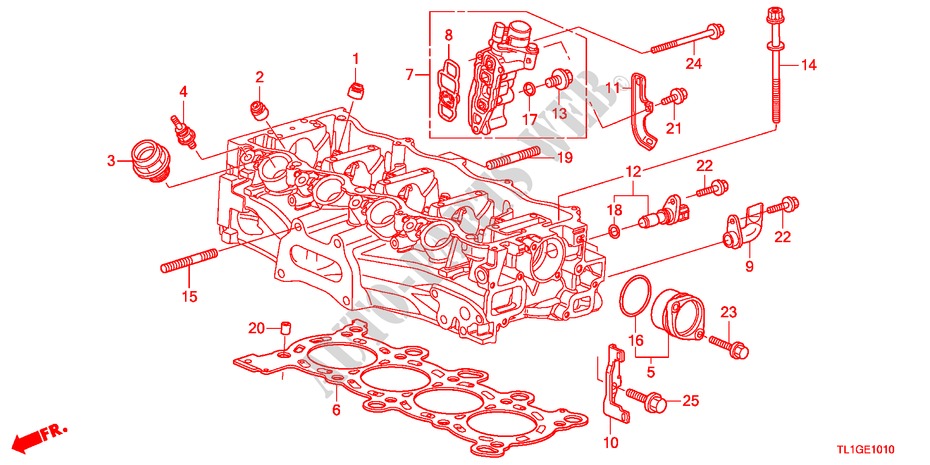 SPOOL VALVE(2.0L) for Honda ACCORD 2.0 COMFOT 4 Doors 6 speed manual 2012