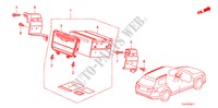 AUDIO UNIT (NAVIGATION) for Honda ACCORD TOURER 2.2 EXECUTIVE 5 Doors 6 speed manual 2009
