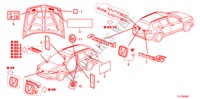 EMBLEMS/CAUTION LABELS for Honda ACCORD TOURER 2.2 ES-GT 5 Doors 6 speed manual 2009