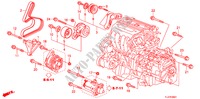 ENGINE MOUNTING BRACKET (2.4L) for Honda ACCORD TOURER 2.4 EX 5 Doors 6 speed manual 2009