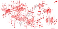 OIL PUMP (2.4L) for Honda ACCORD TOURER 2.4 EX 5 Doors 6 speed manual 2009
