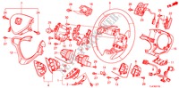 STEERING WHEEL (SRS) for Honda ACCORD TOURER 2.2 ELEGANCE 5 Doors 6 speed manual 2009