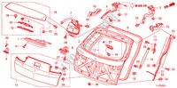 TAILGATE (POWER) for Honda ACCORD TOURER 2.0 ELEGANCE 5 Doors 6 speed manual 2009