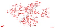 TURBOCHARGER (DIESEL) for Honda ACCORD TOURER 2.2 ES 5 Doors 6 speed manual 2009