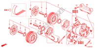 AIR CONDITIONER(COMPRESSO R)(2.4L) for Honda ACCORD TOURER 2.4 EXECUTIVE 5 Doors 6 speed manual 2011
