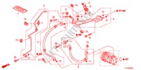 AIR CONDITIONER(HOSES/PIP ES)(2.0L)(LH) for Honda ACCORD TOURER 2.0 COMFOT 5 Doors 6 speed manual 2011