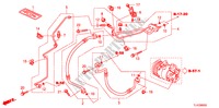 AIR CONDITIONER(HOSES/PIP ES)(2.4L)(LH) for Honda ACCORD TOURER 2.4 EXECUTIVE 5 Doors 6 speed manual 2011