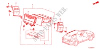 AUDIO UNIT(NAVIGATION) for Honda ACCORD TOURER 2.2 EX 5 Doors 6 speed manual 2010