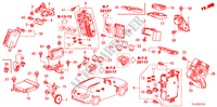 CONTROL UNIT(CABIN)(1)(LH ) for Honda ACCORD TOURER 2.2 EXECUTIVE 5 Doors 6 speed manual 2010
