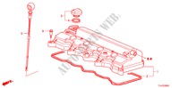 CYLINDER HEAD COVER(2.0L) for Honda ACCORD TOURER 2.0 ELEGANCE 5 Doors 6 speed manual 2011