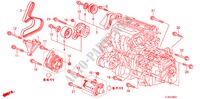 ENGINE MOUNTING BRACKET(2 .4L) for Honda ACCORD TOURER 2.4 EXECUTIVE 5 Doors 5 speed automatic 2010