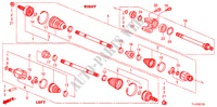 FRONT DRIVESHAFT/HALF SHA FT(DIESEL) for Honda ACCORD TOURER 2.2 EXECUTIVE-H 5 Doors 6 speed manual 2010