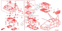 INTERIOR LIGHT(1) for Honda ACCORD TOURER 2.0 ELEGANCE 5 Doors 6 speed manual 2011